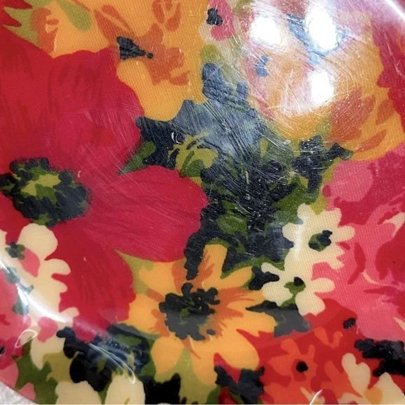 Vintage Hardy Glenwood Floral  Fab Composite Fabware Serving Tray Decor - Picture 4 of 7